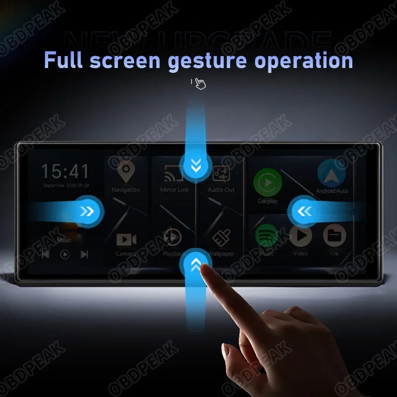 K60 Pro Smart Rearview Mirror Dash Cam