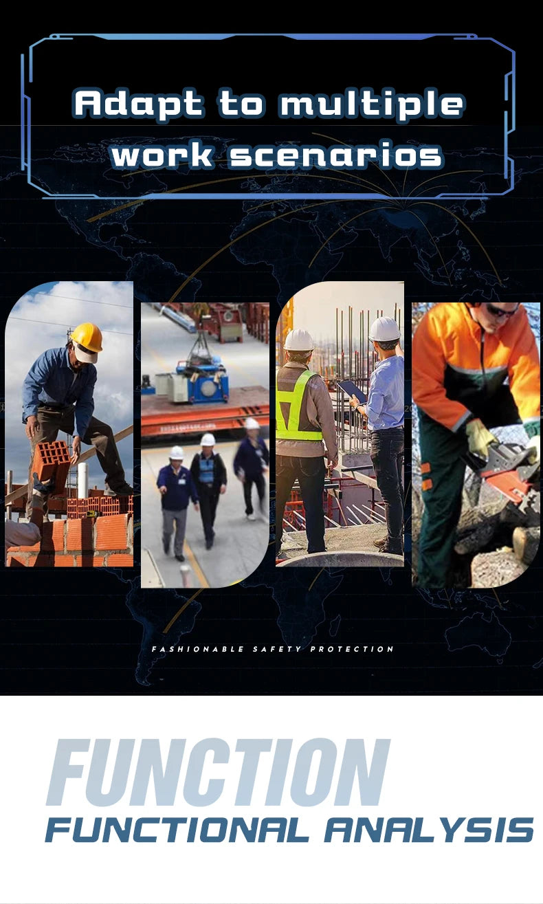 Rotating Button Steel Toe Safety Shoes