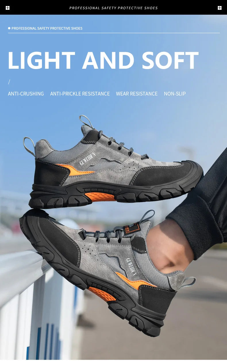 Men’s Lightweight Safety Work Shoes