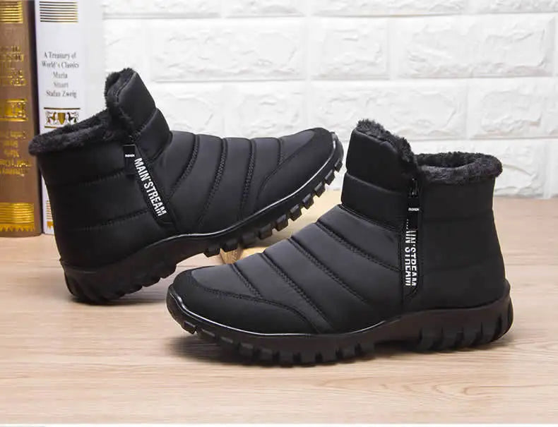 Men’s Warm Waterproof Snow Boots