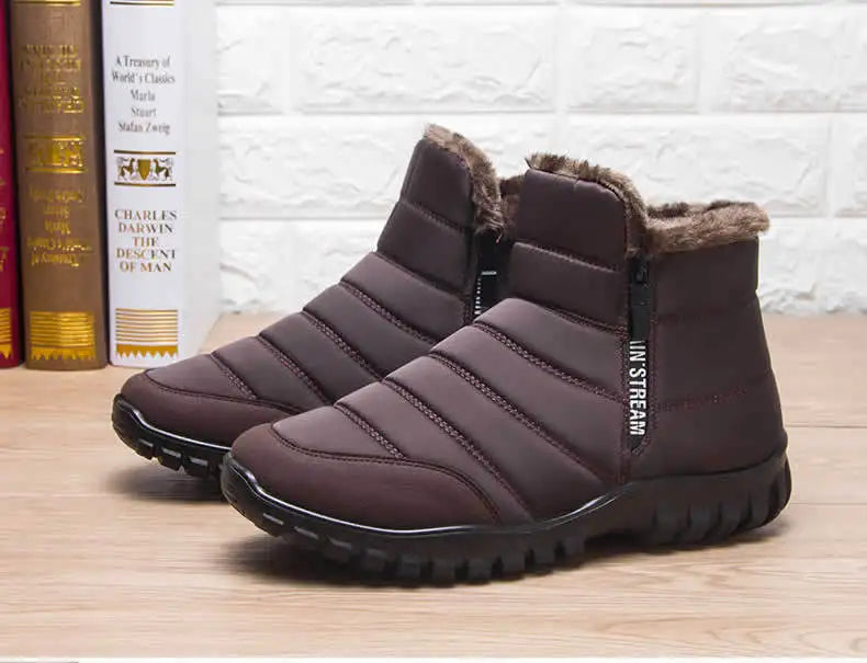 Men’s Warm Waterproof Snow Boots
