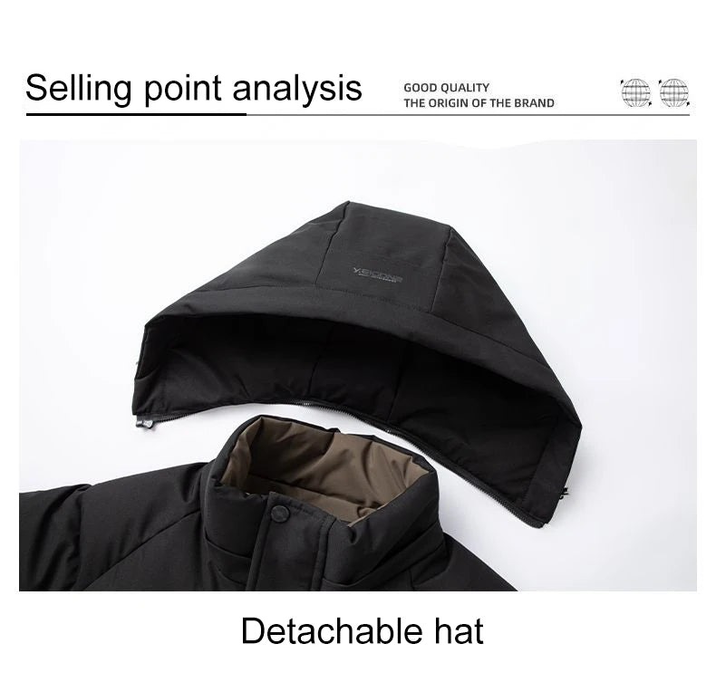 Men’s 2024 Graphene Heated Windproof Winter Jacket