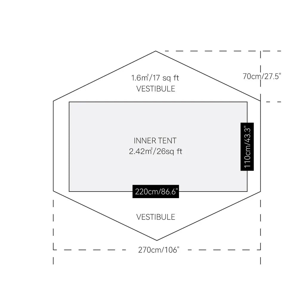 FLAME’S CREED LanShan 2 Ultralight Tent