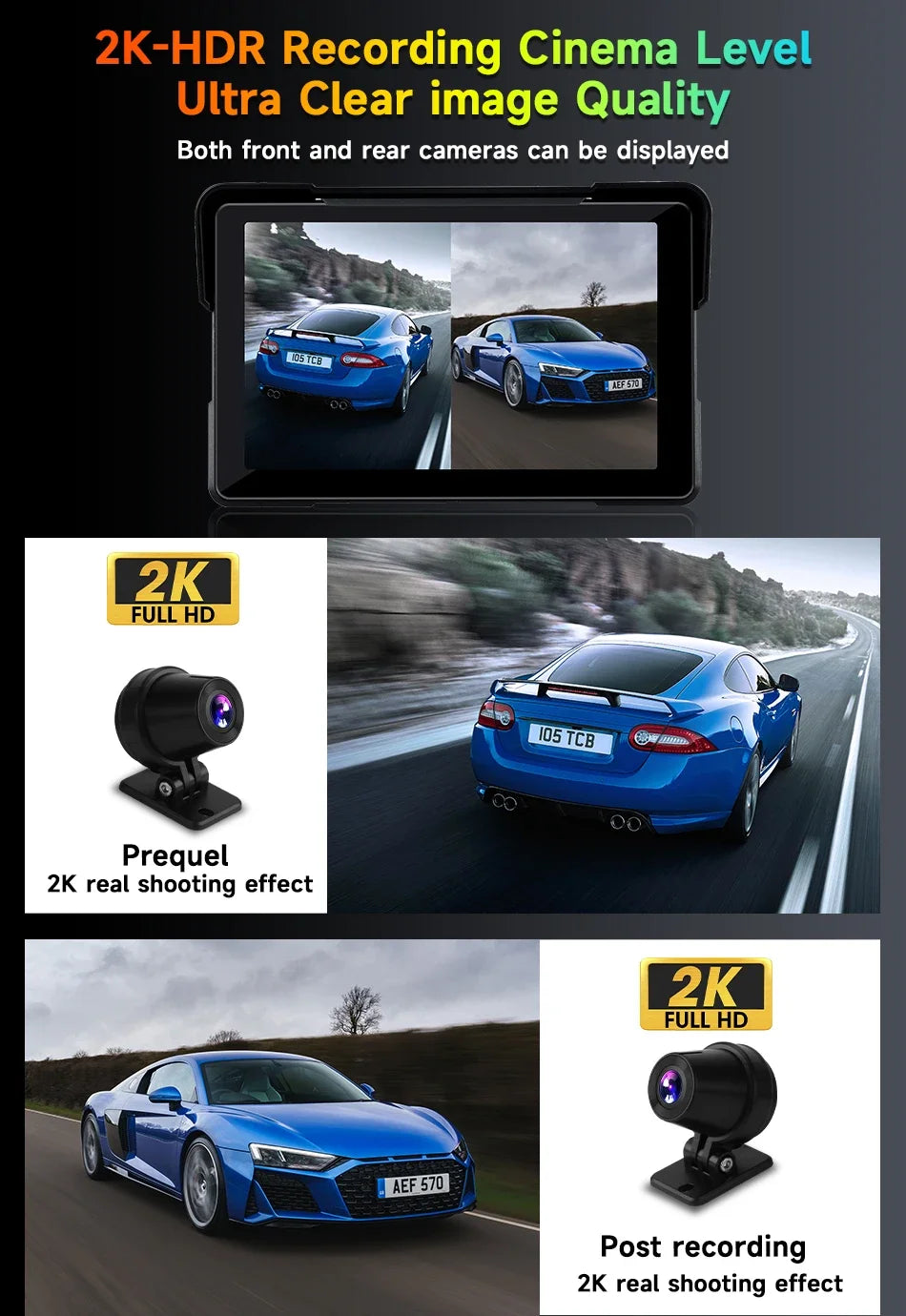 5/7'' Motorcycle GPS Display