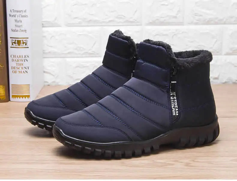 Men’s Warm Waterproof Snow Boots