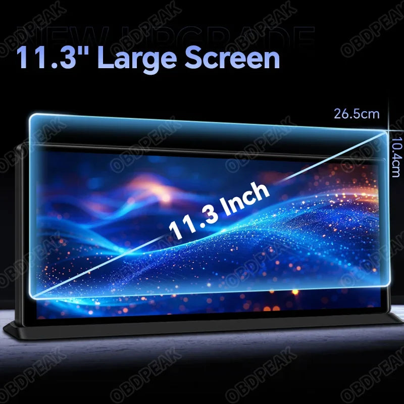 K60 Pro Smart Rearview Mirror Dash Cam