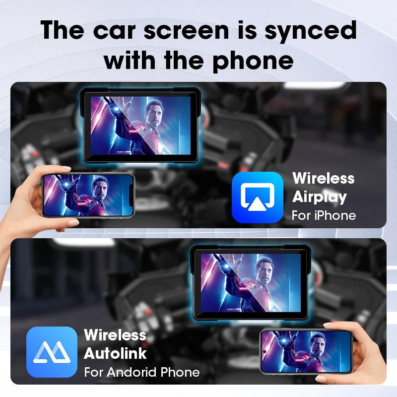 Vtopek 5"/7" Motorcycle GPS DVR