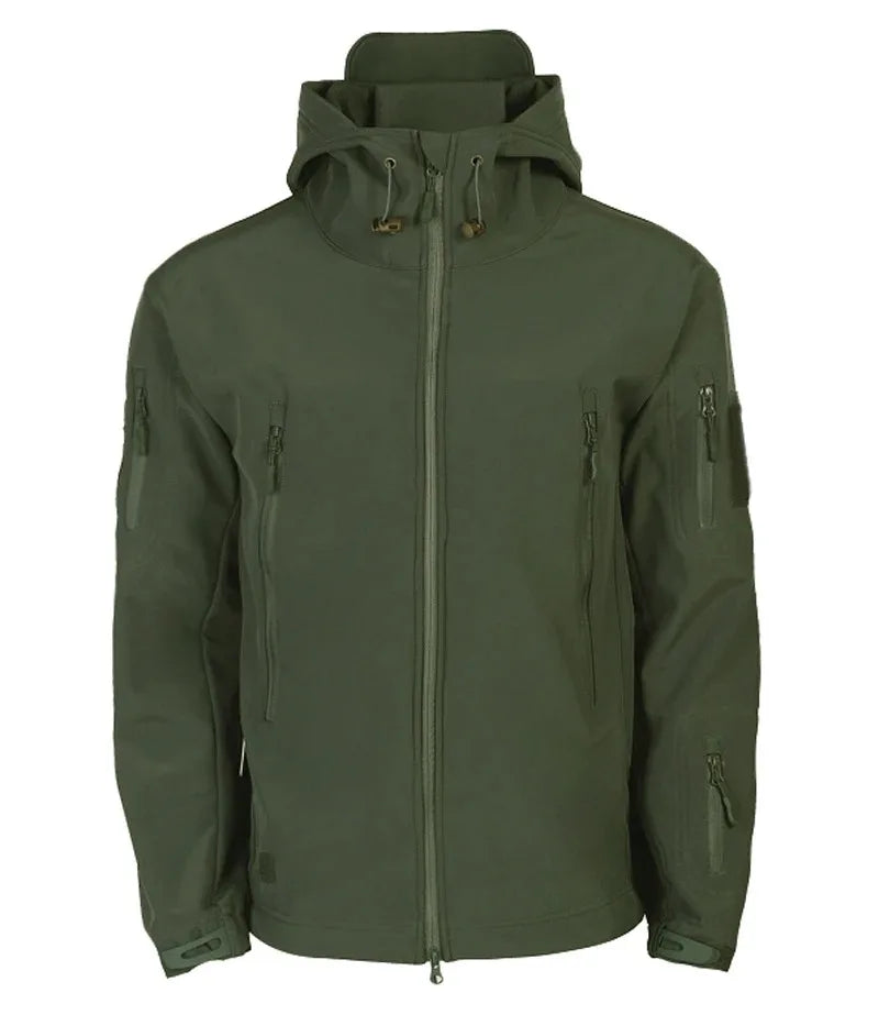 Men’s Tactical Soft-Shell Military Jacket –