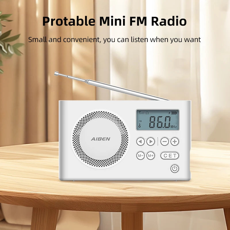 AIBEN C5S Mini Portable Radio