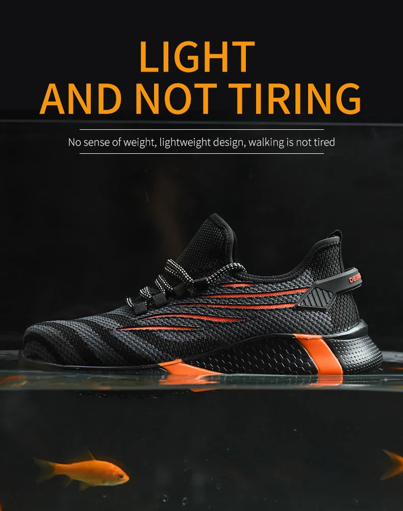 Men’s Lightweight Safety Work Shoes