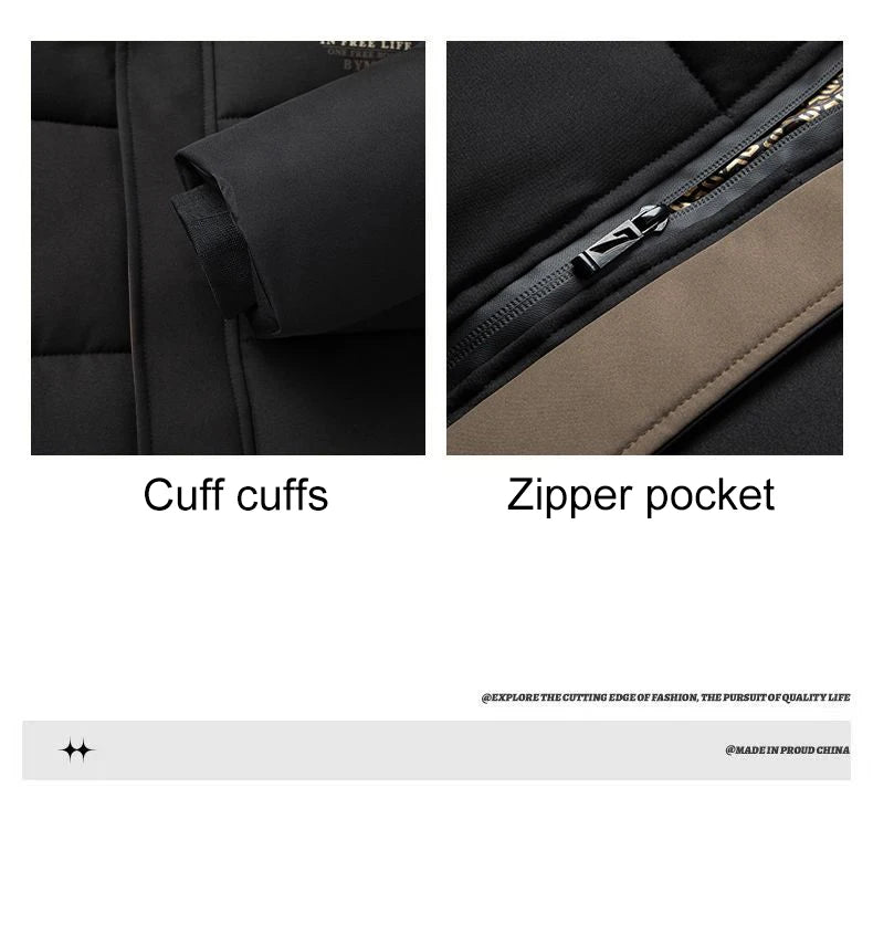 Men’s 2024 Graphene Heated Windproof Winter Jacket