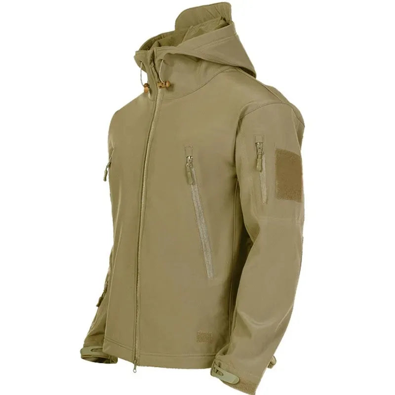 Men’s Tactical Soft-Shell Military Jacket –