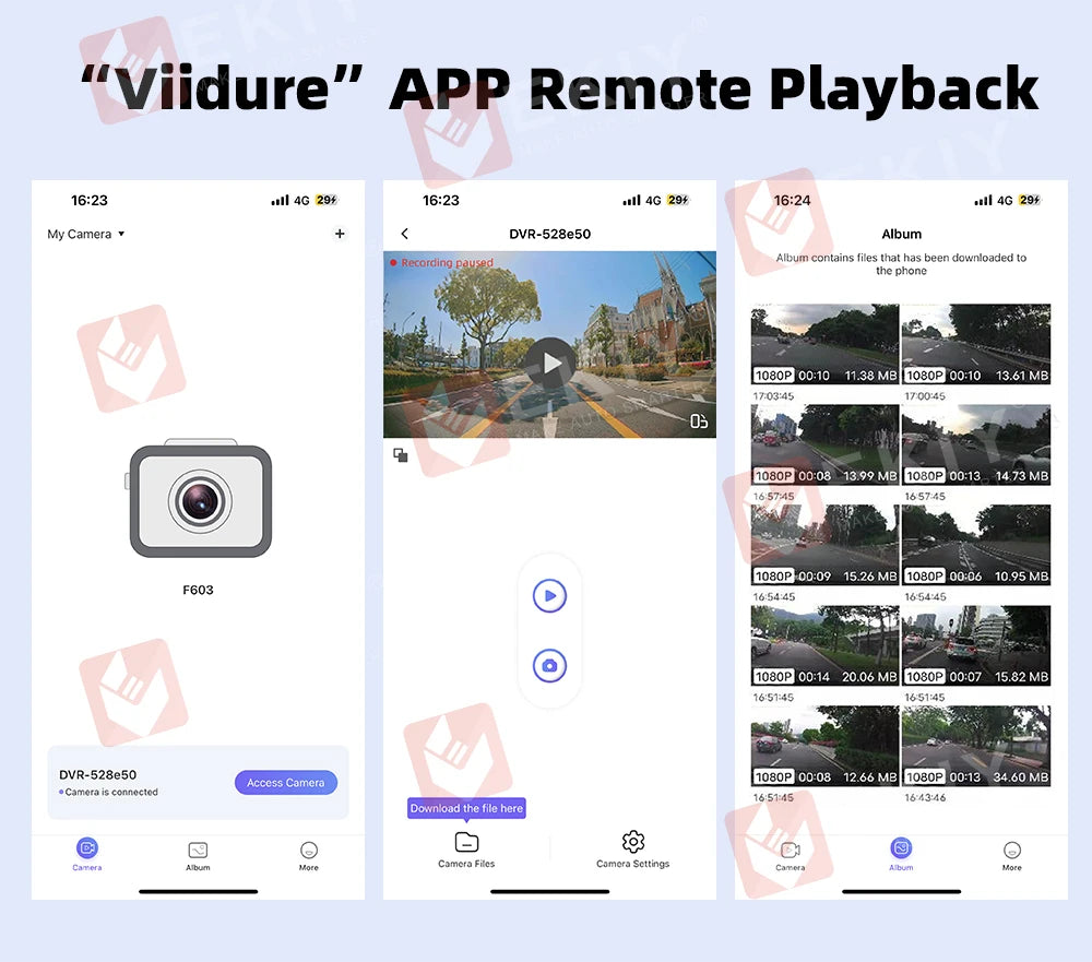 EKIY 6.25" CarPlay Moto GPS