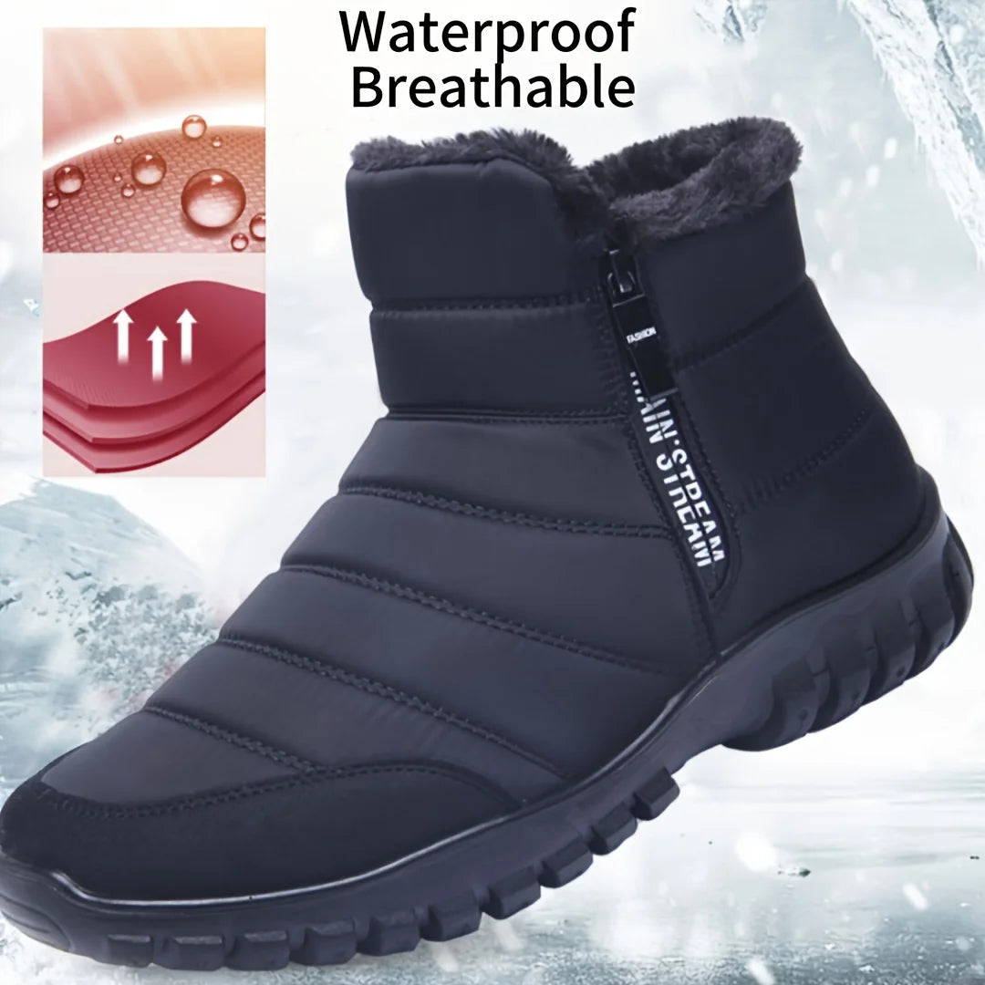 Men’s Warm Waterproof Snow Boots