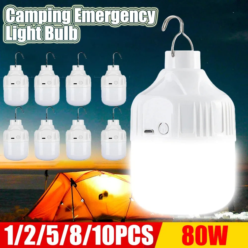 USB Rechargeable LED Camping Bulb
