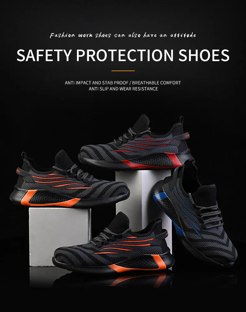 Men’s Lightweight Safety Work Shoes