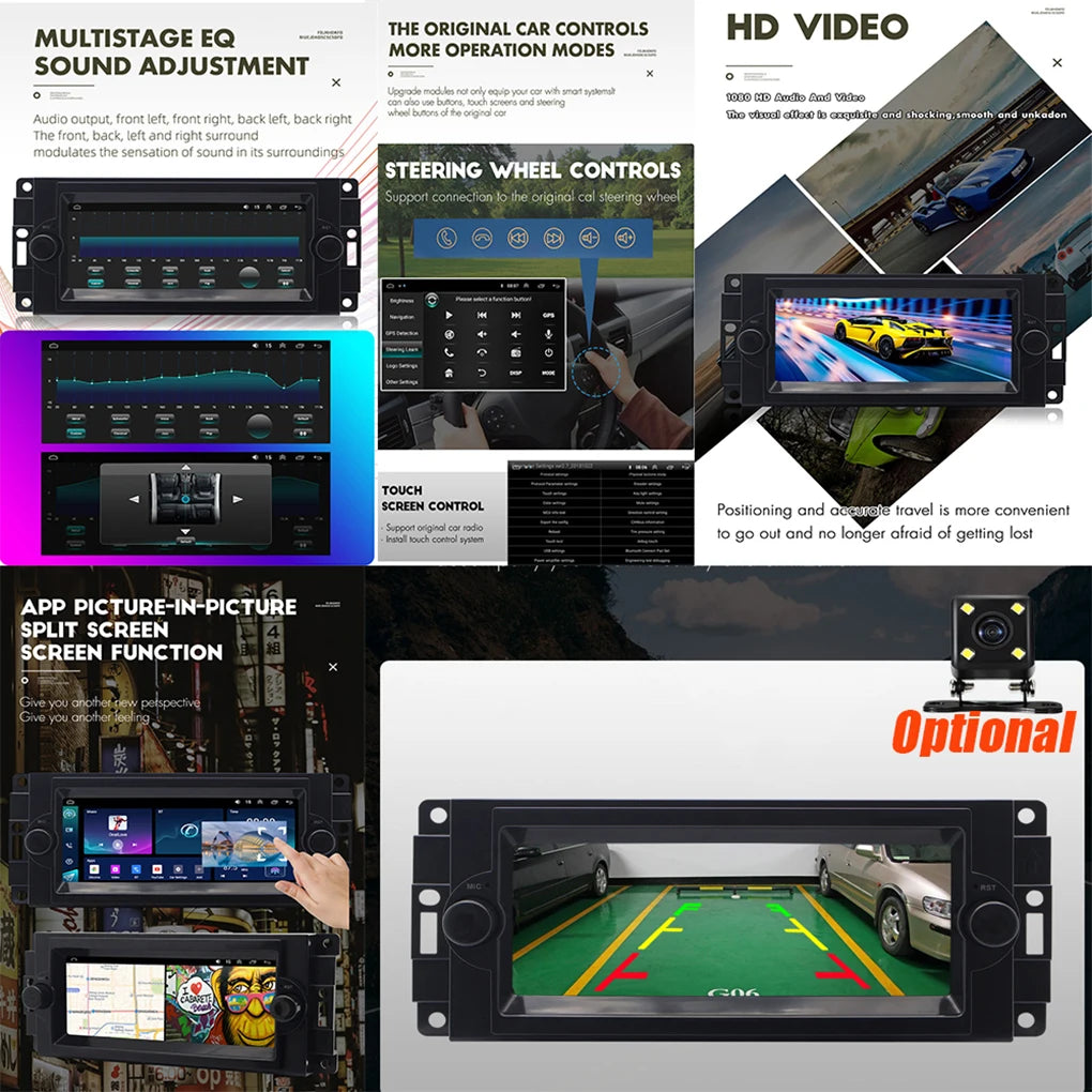 Android 13 Car Stereo for Dodge Ram