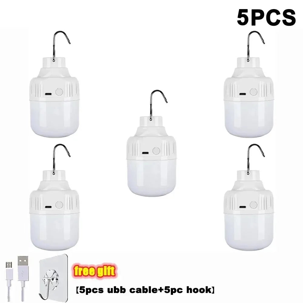 USB Rechargeable LED Camping Bulb