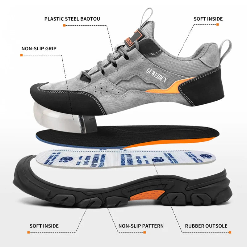 Men’s Lightweight Safety Work Shoes