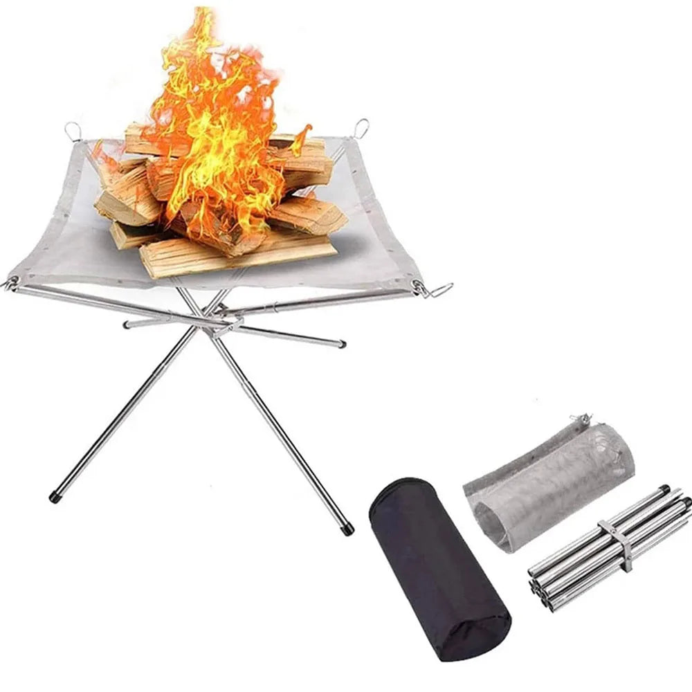 Foldable Stainless Steel Fire Pit