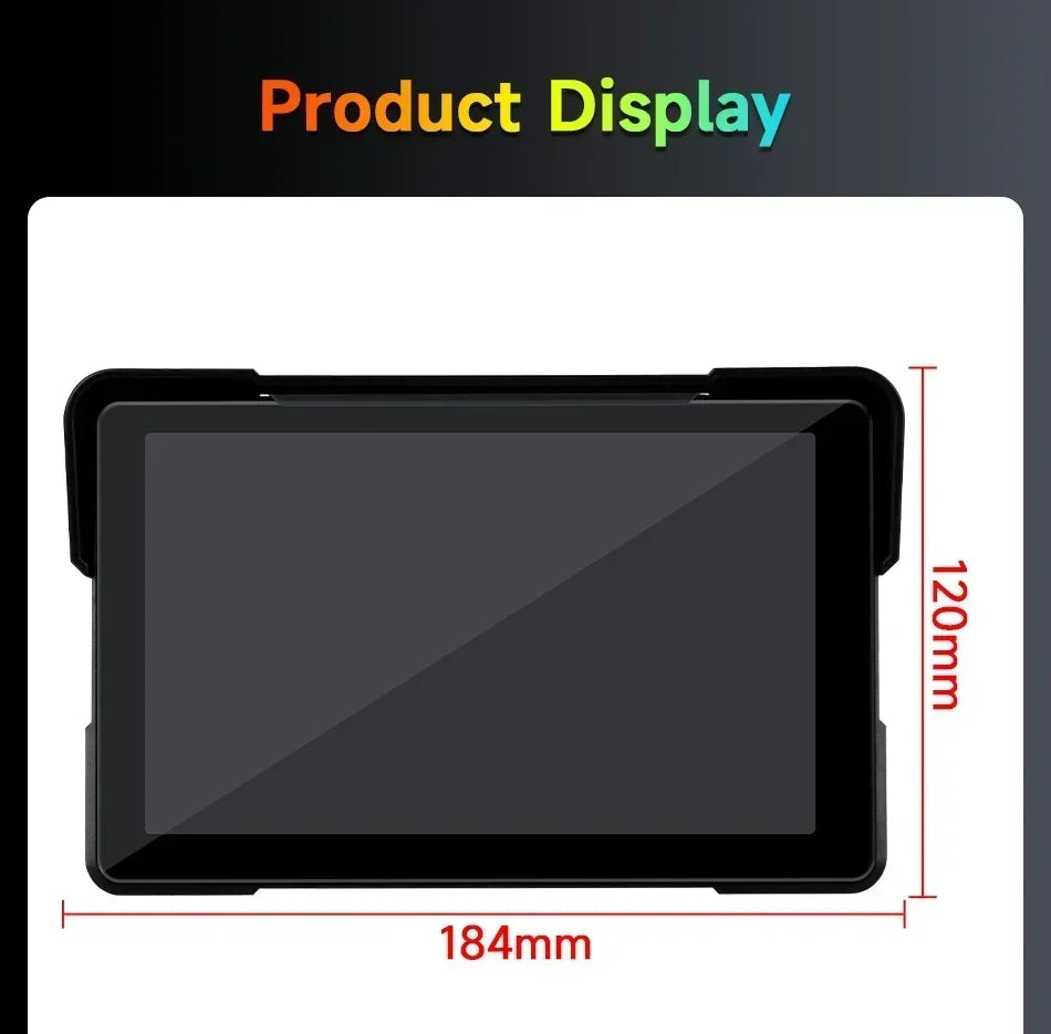 Portable CarPlay Motorcycle GPS