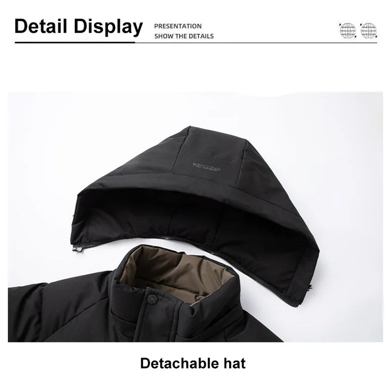 Men’s 2024 Graphene Heated Windproof Winter Jacket