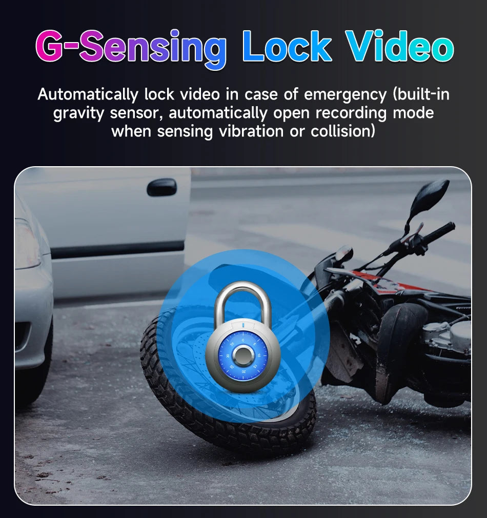 Vtopek 5"/7" Motorcycle GPS DVR