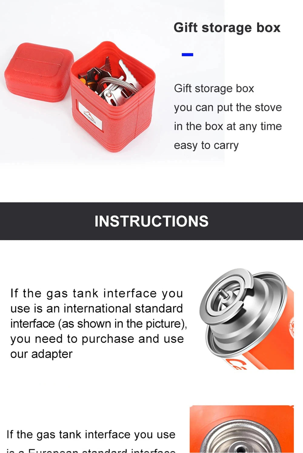 Portable Camping Gas Stove