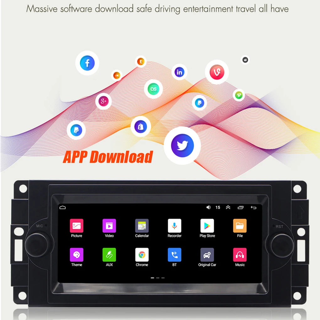 Android 13 Car Stereo for Dodge Ram