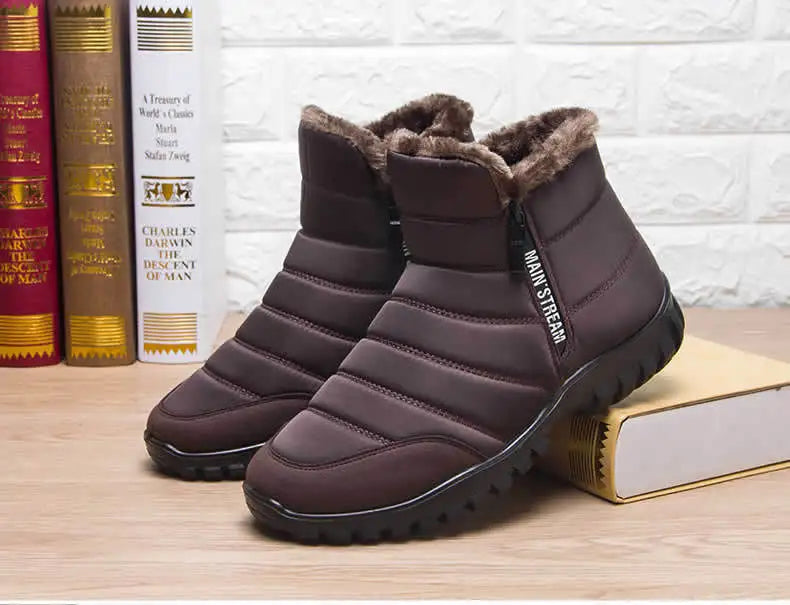Men’s Warm Waterproof Snow Boots