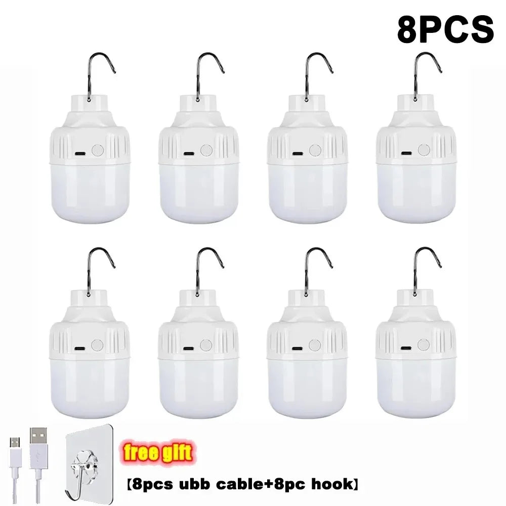USB Rechargeable LED Camping Bulb
