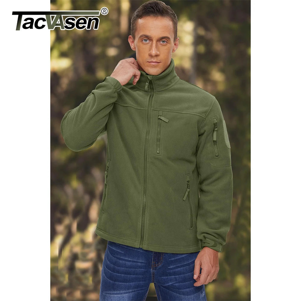TACVASEN Men’s Fleece Jacket Windproof
