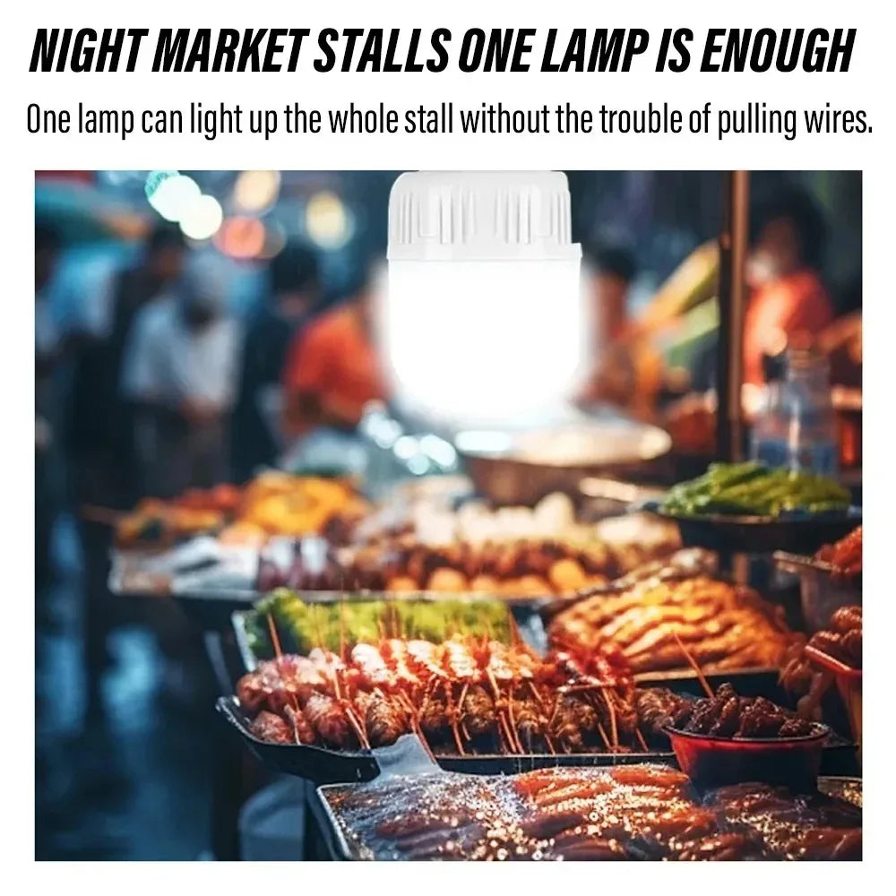 USB Rechargeable LED Camping Bulb