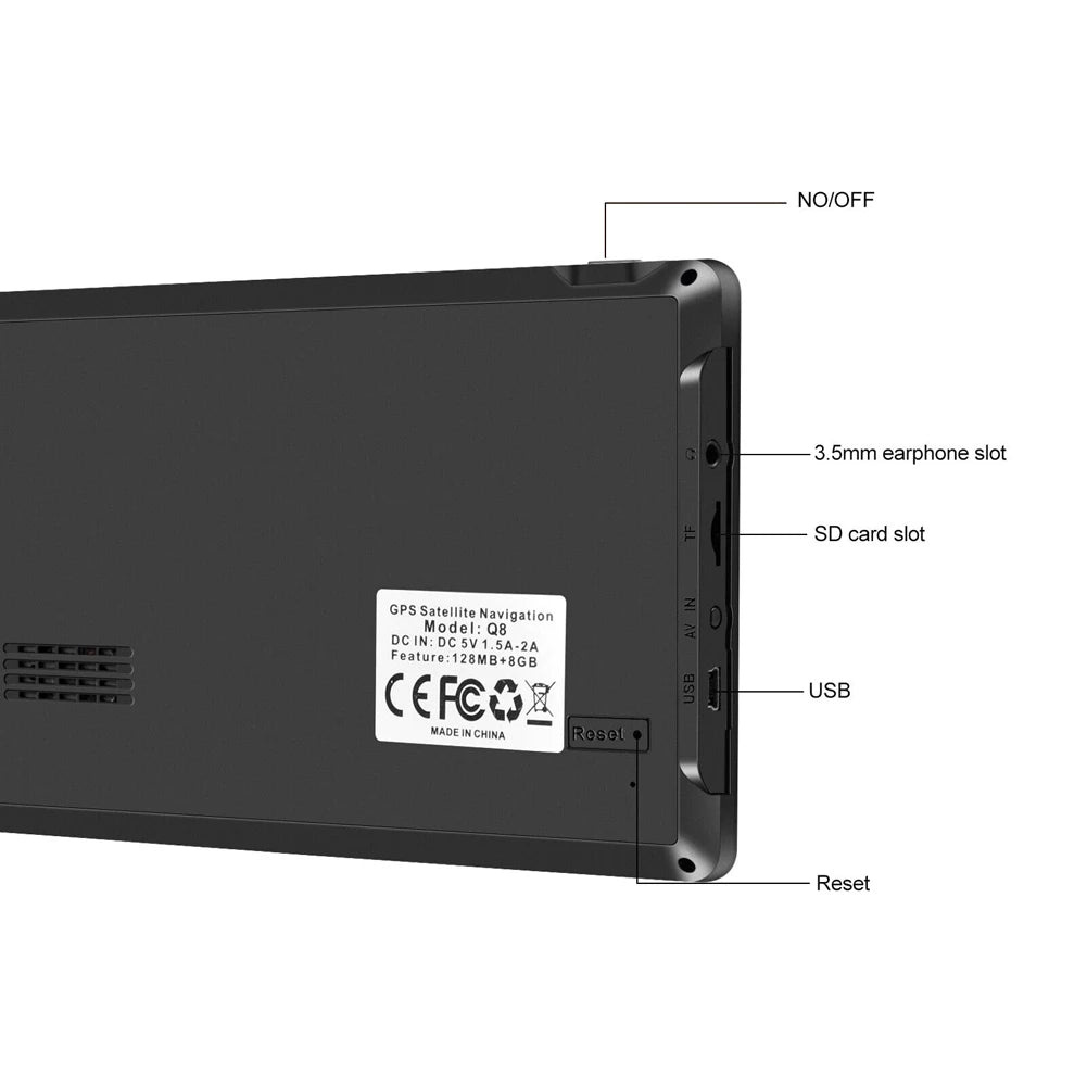 7-Inch HD Car GPS Navigator