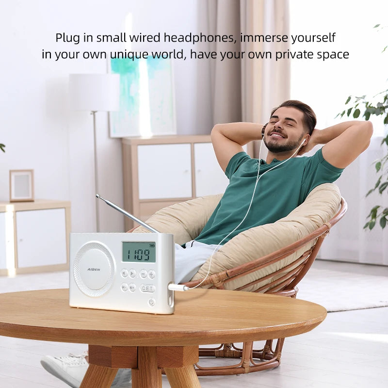 AIBEN C5S Mini Portable Radio