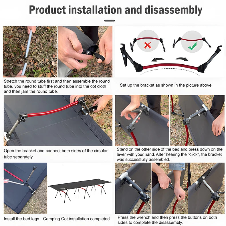 WESTTUNE Ultralight Camping Cot